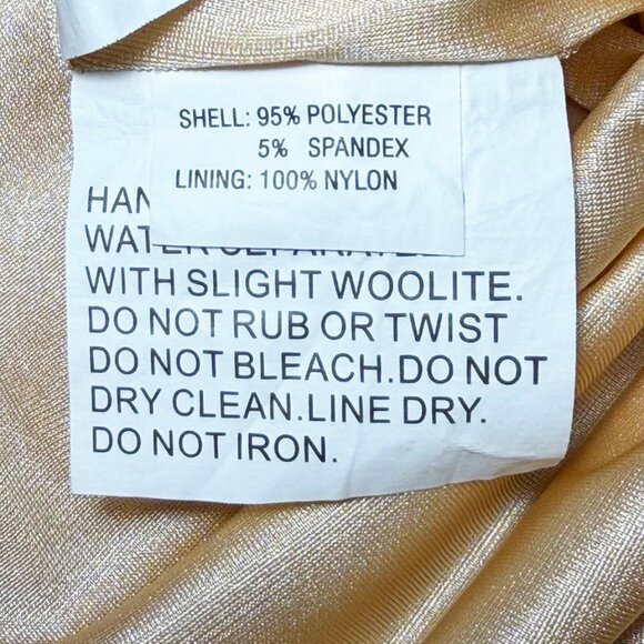 MANDALAY Y2K Satin Beaded Fairycore Diva Cocktail Dress - Picture 10 of 10